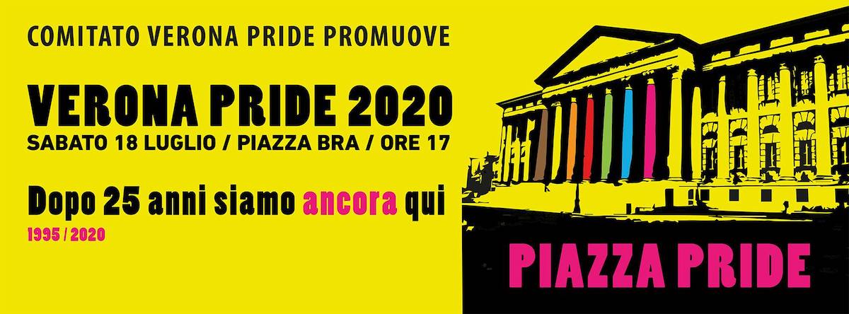Verona Pride 2020, 25 anni dopo la prima volta tutti in piazza il 18 luglio - Verona Pride 2020 - Gay.it