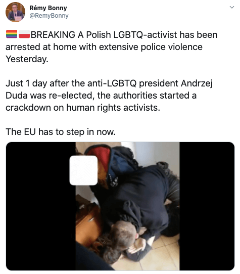 La Polonia omofoba torna a scagliarsi contro la comunità LGBT: arrestata un'attivista - bonny - Gay.it
