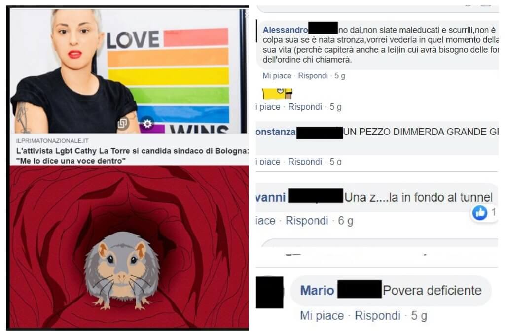 Cathy La Torre: indecenti insulti omofobi dopo l'annuncio della candidatura a sindaca di Bologna - torre - Gay.it