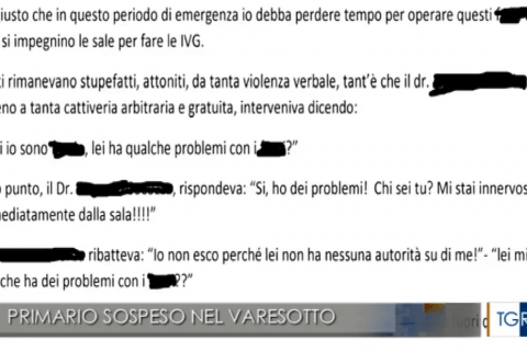 Varese, primario al paziente sedato: “Non è giusto perdere tempo per curare questi fr*ci” - SOSPESO - varese - Gay.it