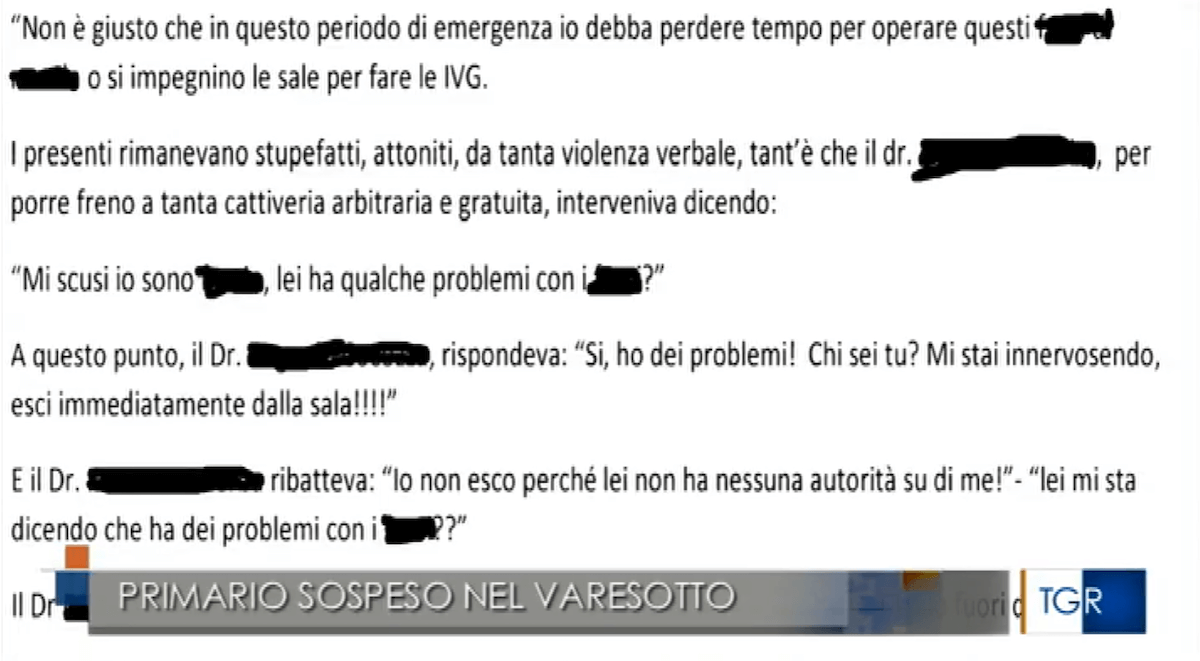 Varese, primario al paziente sedato: “Non è giusto perdere tempo per curare questi fr*ci” - SOSPESO - varese - Gay.it