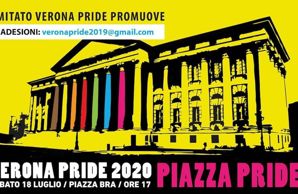 Verona Pride 2020, 25 anni dopo la prima volta tutti in piazza il 18 luglio - verona pride piazza bra - Gay.it
