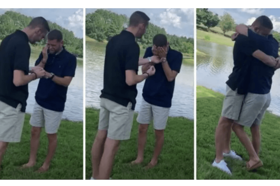 "Vuoi sposarmi?", e scoppia a piangere dalla gioia - è virale il video della proposta di nozze tra due ragazzi - virale il video della proposta di nozze tra due ragazzi - Gay.it