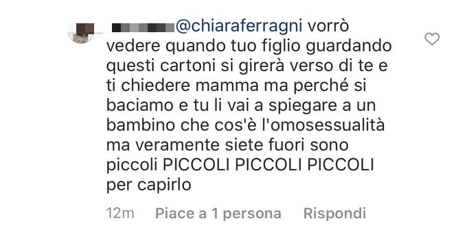 Chiara Ferragni: "l'omofobia mi inorridisce, 2 uomini che si baciano? A Leone direi che sono 2 persone che si amano" - Chiara Ferragni vs omofoba - Gay.it