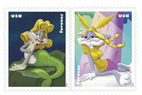Le poste d'America celebrano gli 80 anni di Bugs Bunny con due storici francobolli en travesti - Le poste dAmerica celebrano gli 80 anni di Bugs Bunny con dei francobolli in drag - Gay.it