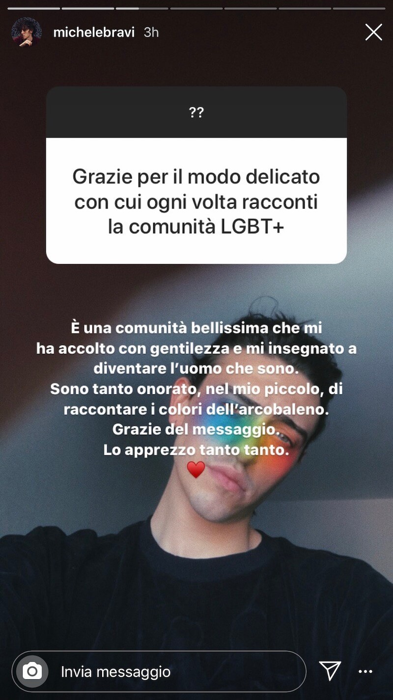 Michele Bravi, "la comunità LGBT mi ha accolto con gentilezza e mi ha insegnato a diventare l'uomo che sono" - Michele Bravi 2 1 - Gay.it