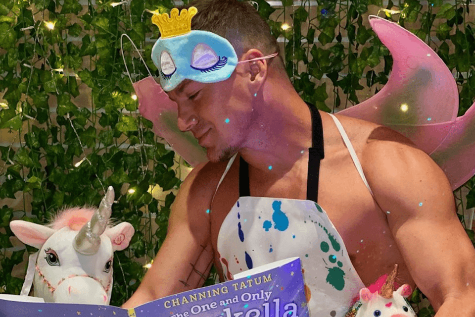 Channing Tatum diventa sexy fatina per sua figlia (a cui ha dedicato un libro di favole) - Channing Tatum diventa sexy principessa per sua figlia - Gay.it