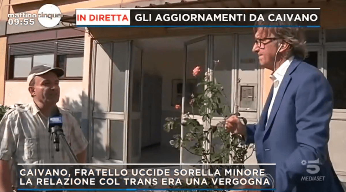 Mattino 5, “il fratello di Maria Paola non è omofobo, assolutamente” – l’indecente intervista – VIDEO