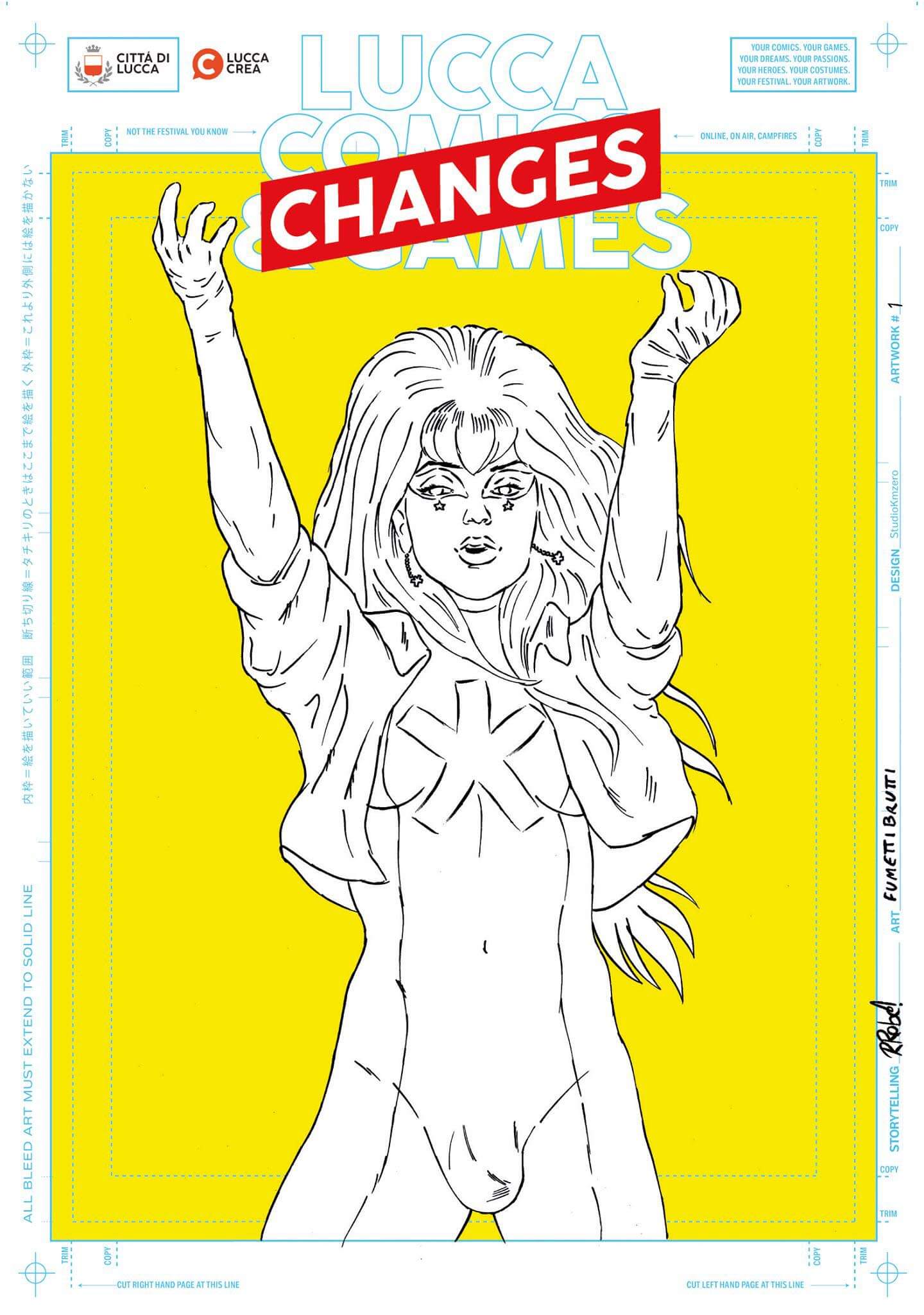 La supereroina trans di Fumettibrutti per Lucca Changes