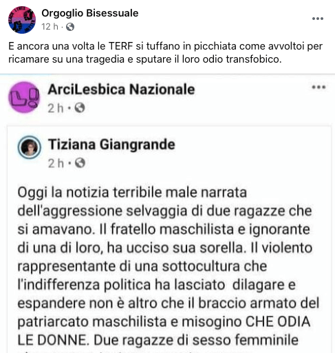 Arcilesbica senza vergogna: "Cira non può essere descritta come uomo solo perché si faceva chiamare Ciro" - orgoglio - Gay.it