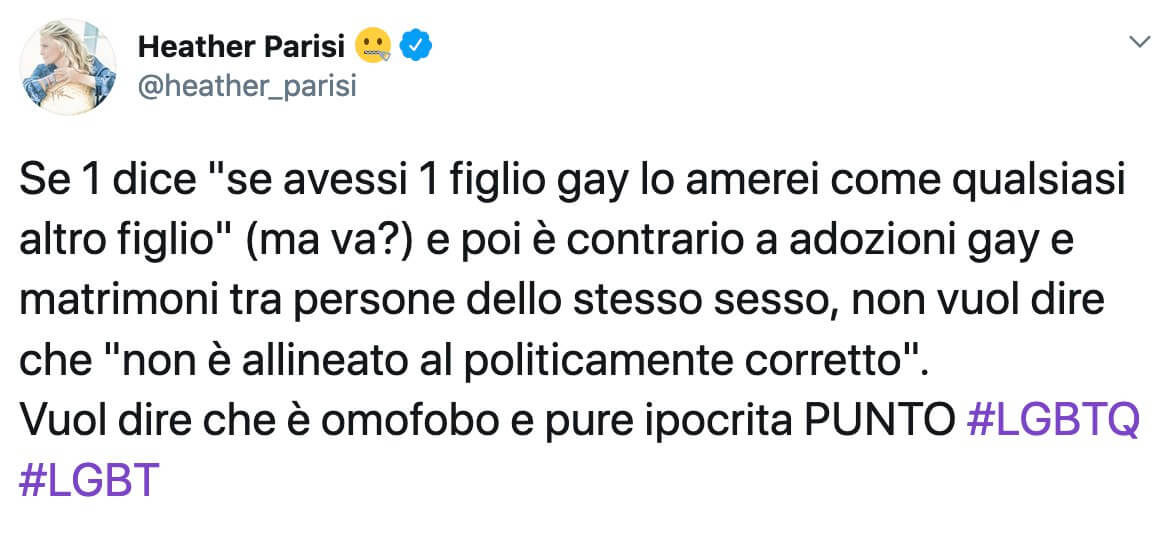 Heather Parisi risponde a Lorella Cuccarini: "Omofoba e ipocrita, punto" - parisi - Gay.it