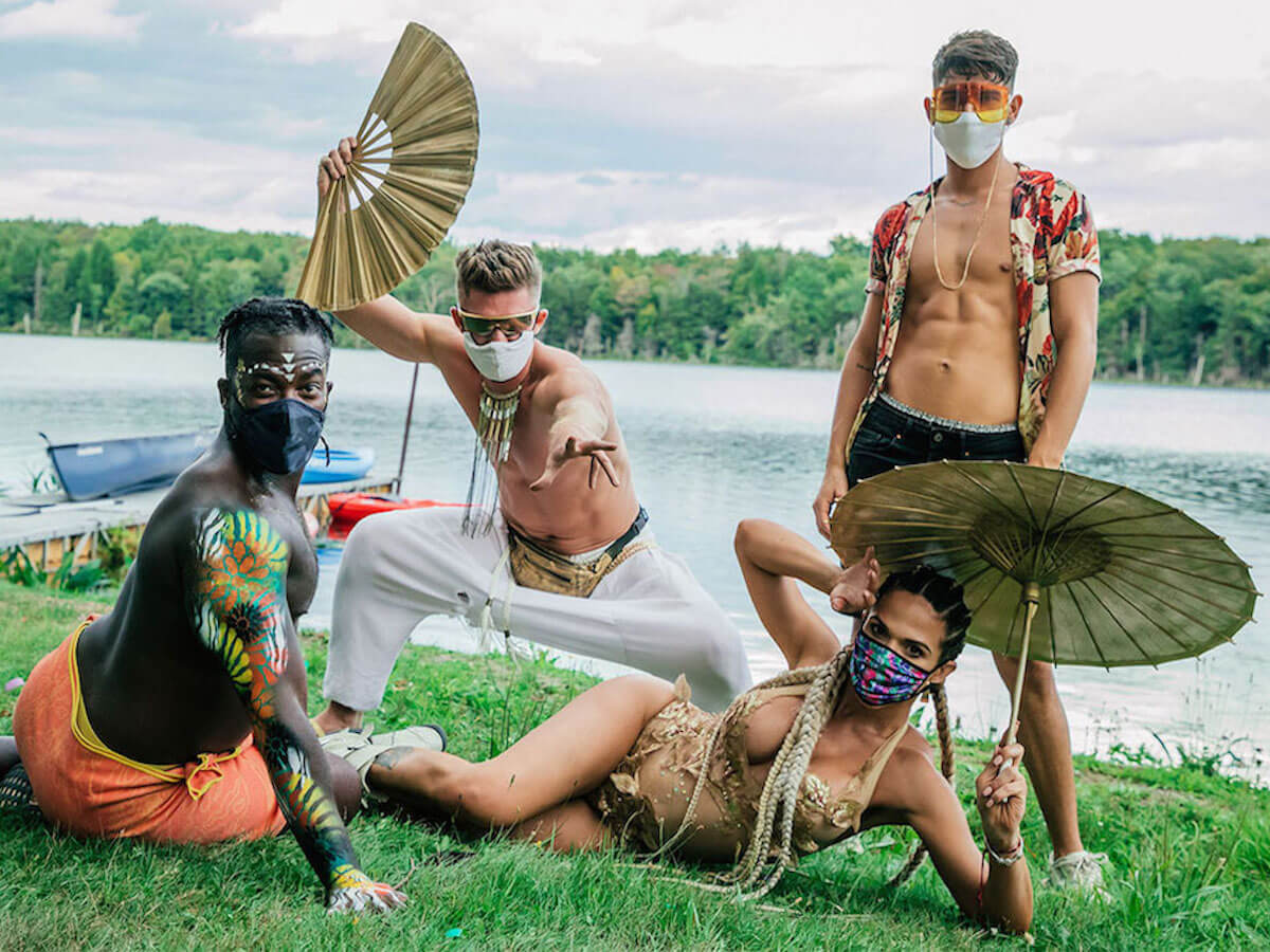 Utopia, il ‘ritiro’ LGBT per ritrovare il contatto con la natura e gli amici dopo il lockdown – la gallery