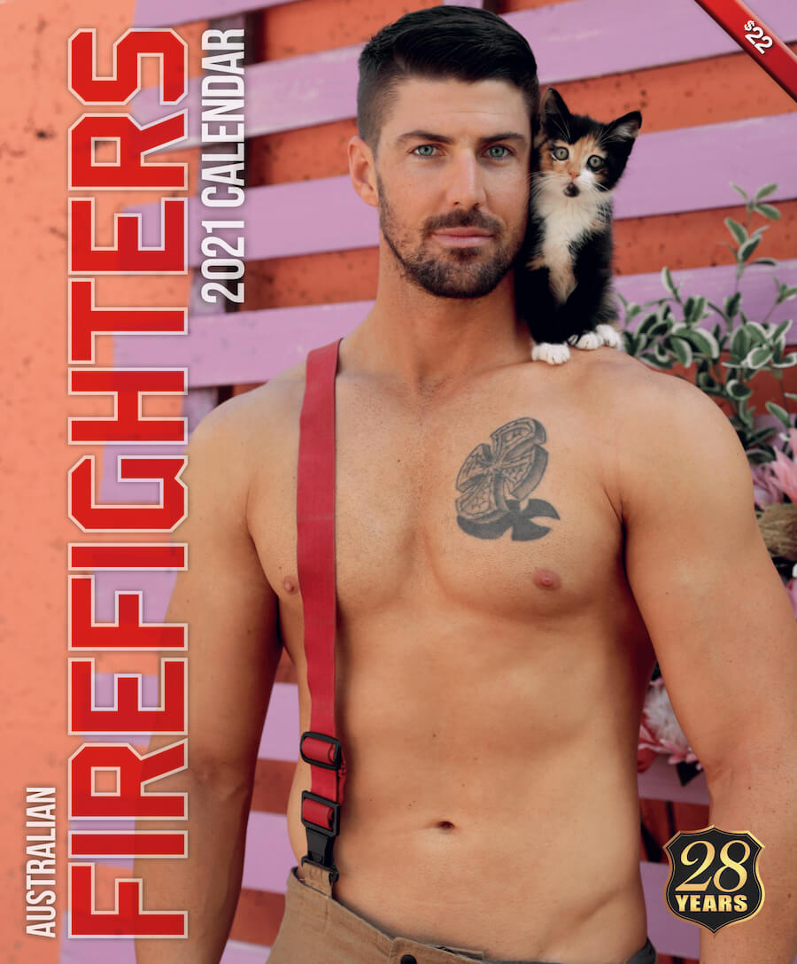 Australian Firefighters Cat Calendar