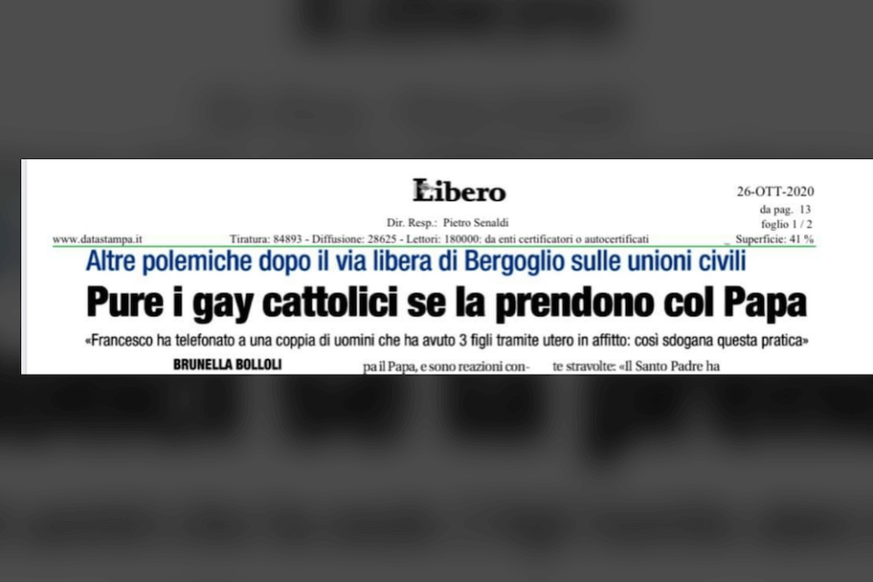 Dodici omosessuali cattolici contro Papa Francesco: "sgomenti dalle sue dichiarazioni" - Dodici omosessuali cattolici contro il Papa - Gay.it
