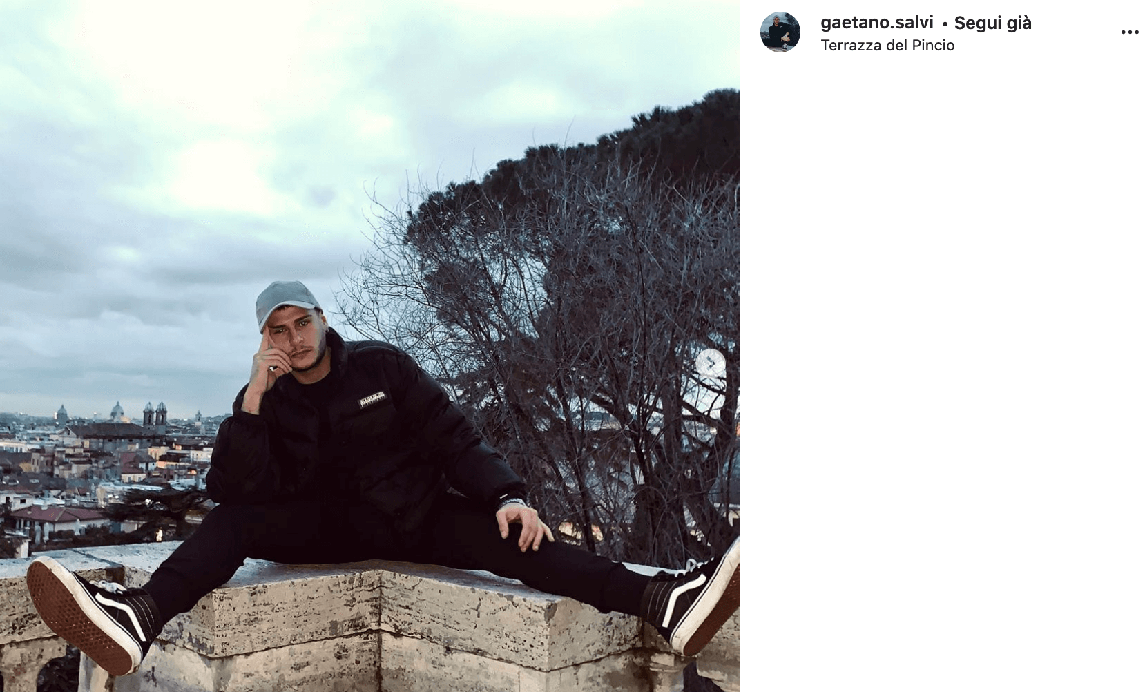 Gaetano Salvi, le foto Instagram del fidanzato di Gabriel Garko