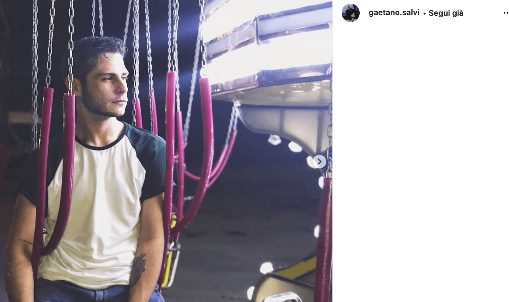 Gaetano Salvi, le foto Instagram del fidanzato di Gabriel Garko