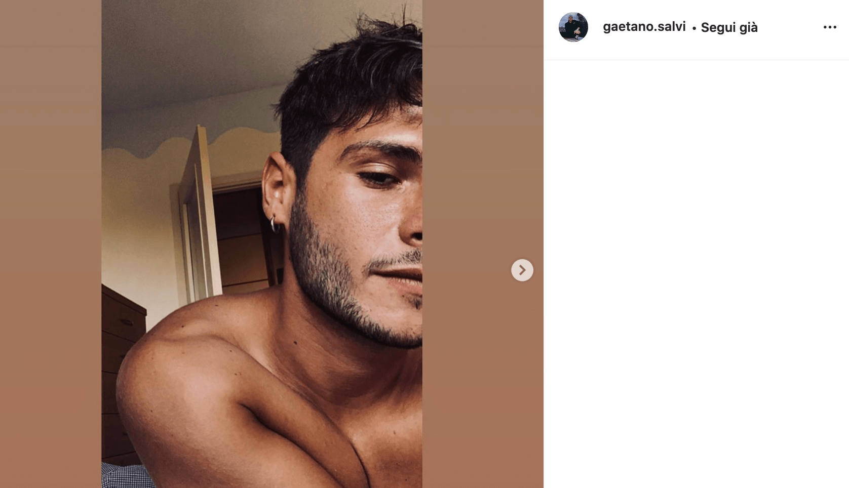 Gaetano Salvi, le foto Instagram del fidanzato di Gabriel Garko