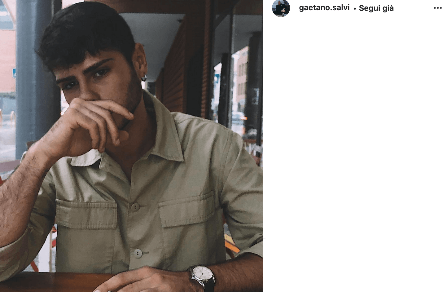 Gaetano Salvi, le foto Instagram del fidanzato di Gabriel Garko