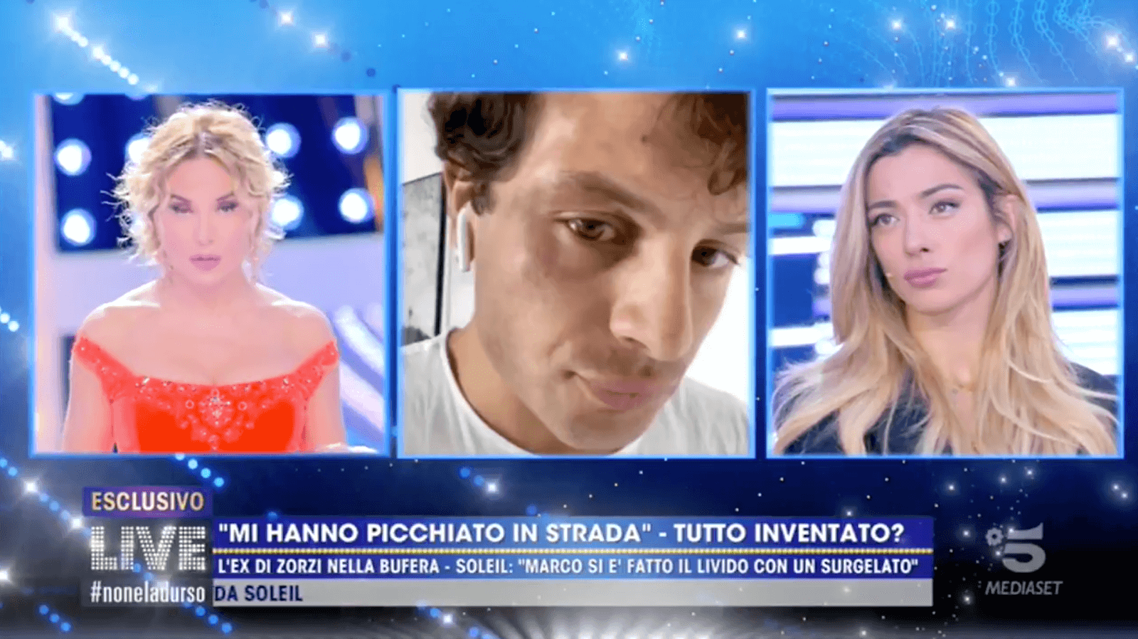 Barbara d’Urso smaschera Iconize sulla finta aggressione omofoba: “Ho letto i messaggi: con me ha chiuso” (VIDEO)