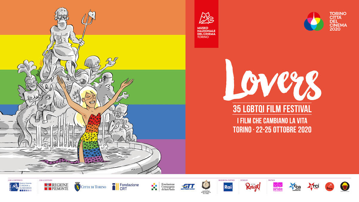 Lovers Torino 2020, Leo Ortolani firma una Dolce Vita LGBT come immagine ufficiale del Festival