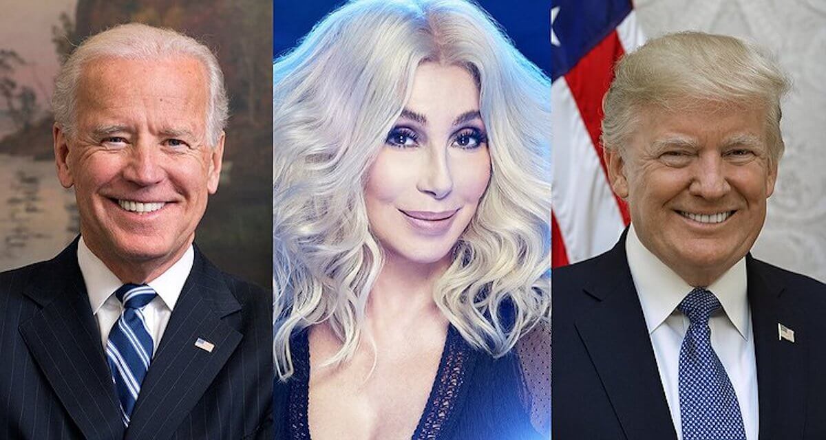 Cher canta per Joe Biden e attacca Donald Trump: “Sta sbudellando l’America”