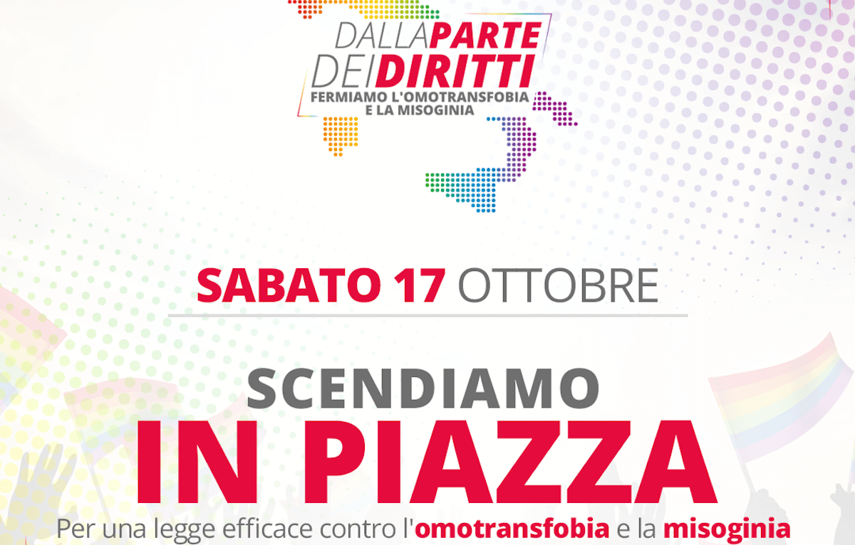 DDL Zan, pioggia di piazze in favore della legge contro l’omotransfobia