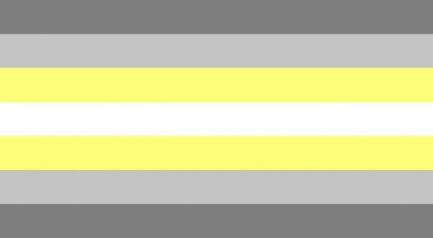 bandiere lgbt, bandiera demigender