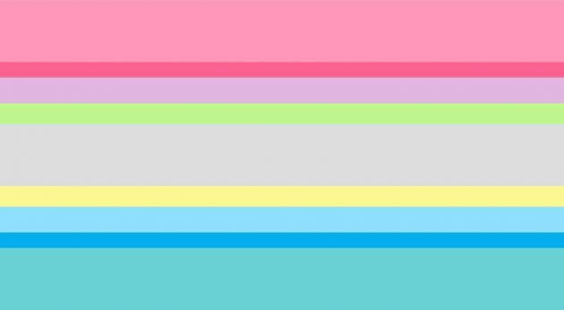 Bandiera dell’orgoglio gender questioning