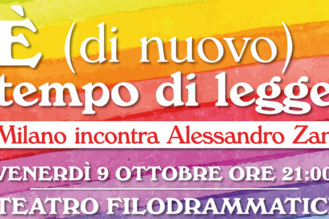 PD Milano, incontro a teatro e in streaming per dire sì alla legge contro l'omotransfobia e la misoginia - zan milano2 - Gay.it