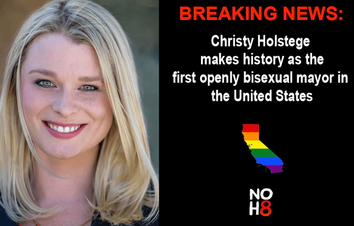 Christy Holstege  prima sindaca bisessuale dichiarata d’America