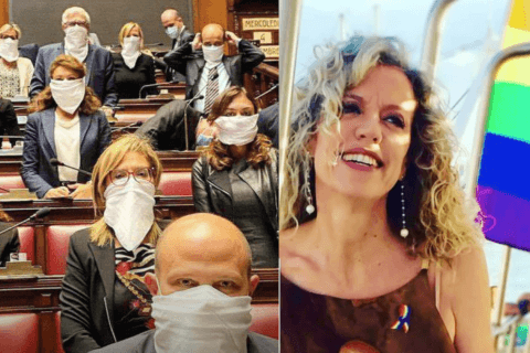Cirinnà vs. Fratelli d'Italia: "quel bavaglio vi rappresenta, l'odio si nutre del silenzio. Il silenzio di chi è complice" - Cirinna vs. Fratelli dItalia - Gay.it