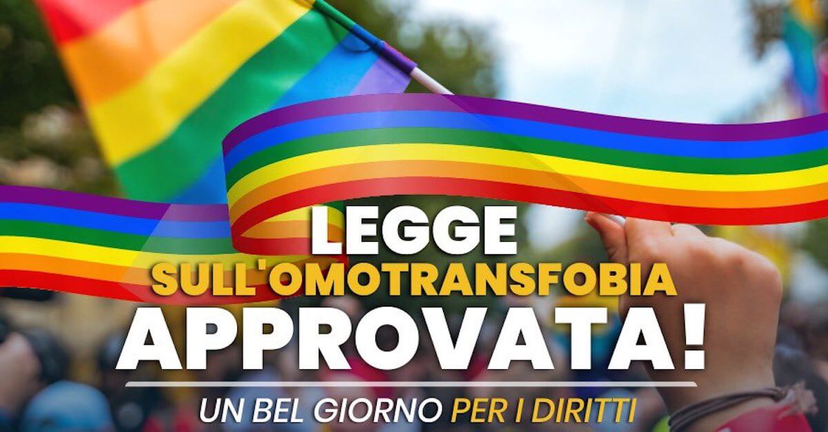 Zan e Zingaretti sulla legge contro l’omotransfobia: “Ora via all’iter in Senato, approvazione finale in tempi rapidi”