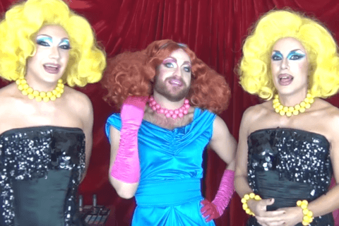 "Diventa una drag queen", Paolo Camilli primo ospite del nuovo format delle Karma B - video - Karma B con Paolo Camilli - Gay.it