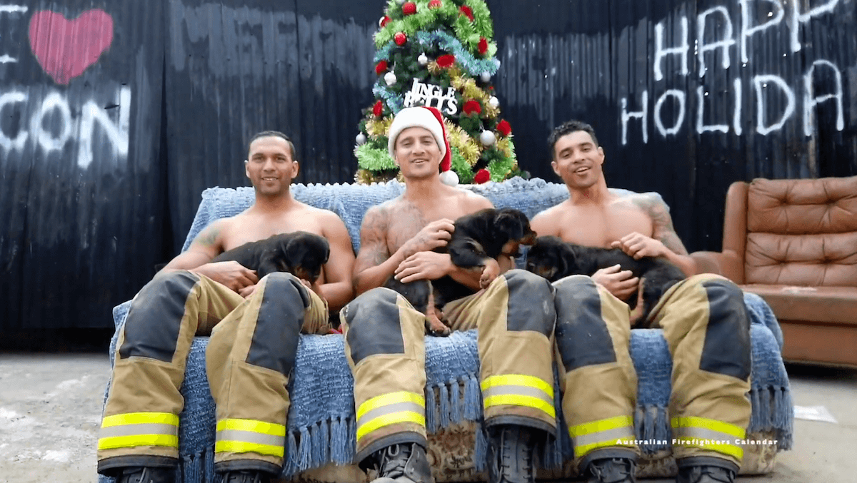 Pompieri australiani sexy, il video natalizio sulle note di All I want for Christmas - Pompieri australiani sexy 5 1 - Gay.it