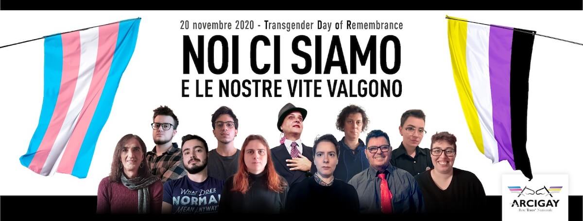 TDoR, il video Arcigay che rivendica il diritto delle persone trans ad essere riconosciute e tutelate