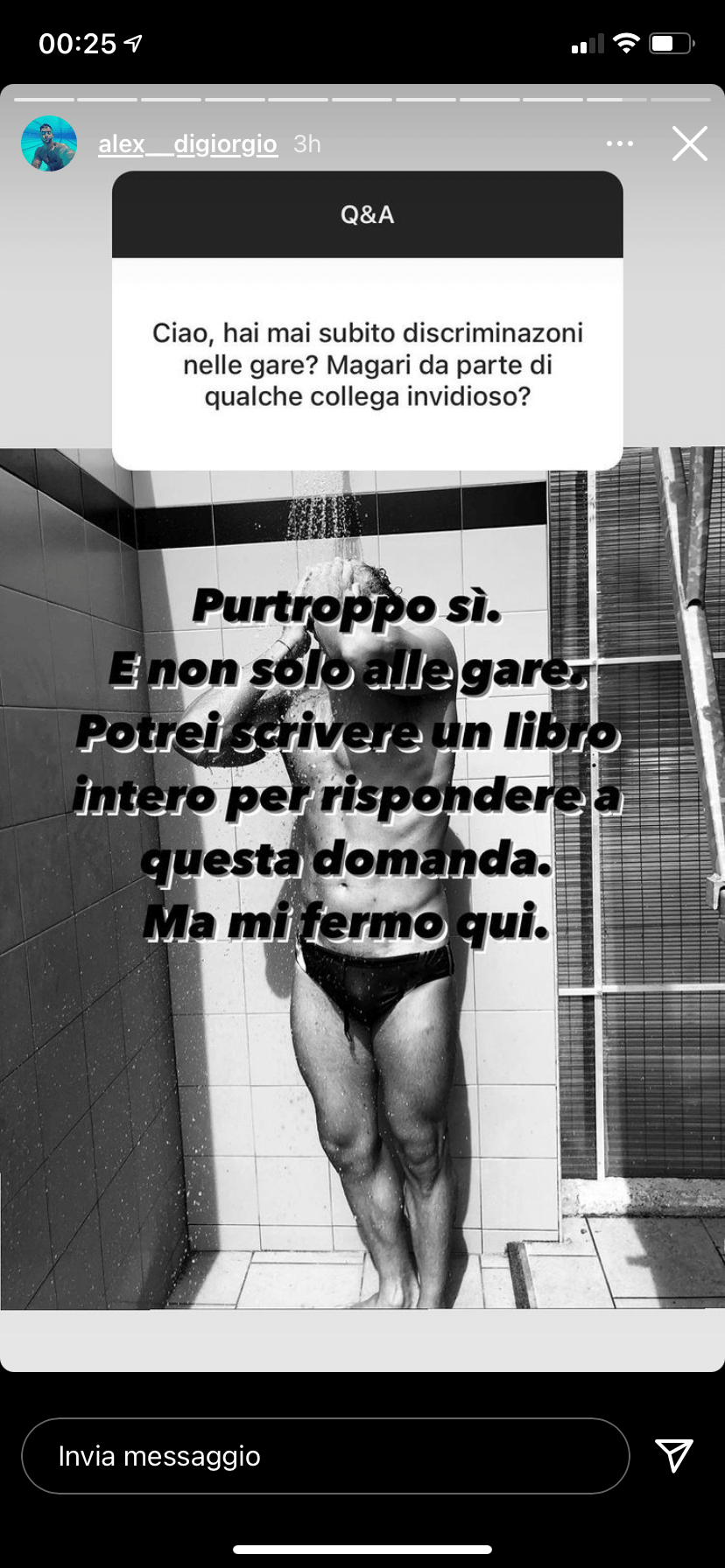 Alex Di Giorgio, il nuotatore azzurro vittima di omofobia: "E non solo in acqua, potrei scriverci un libro" - Alex Di Giorgio omofobia - Gay.it