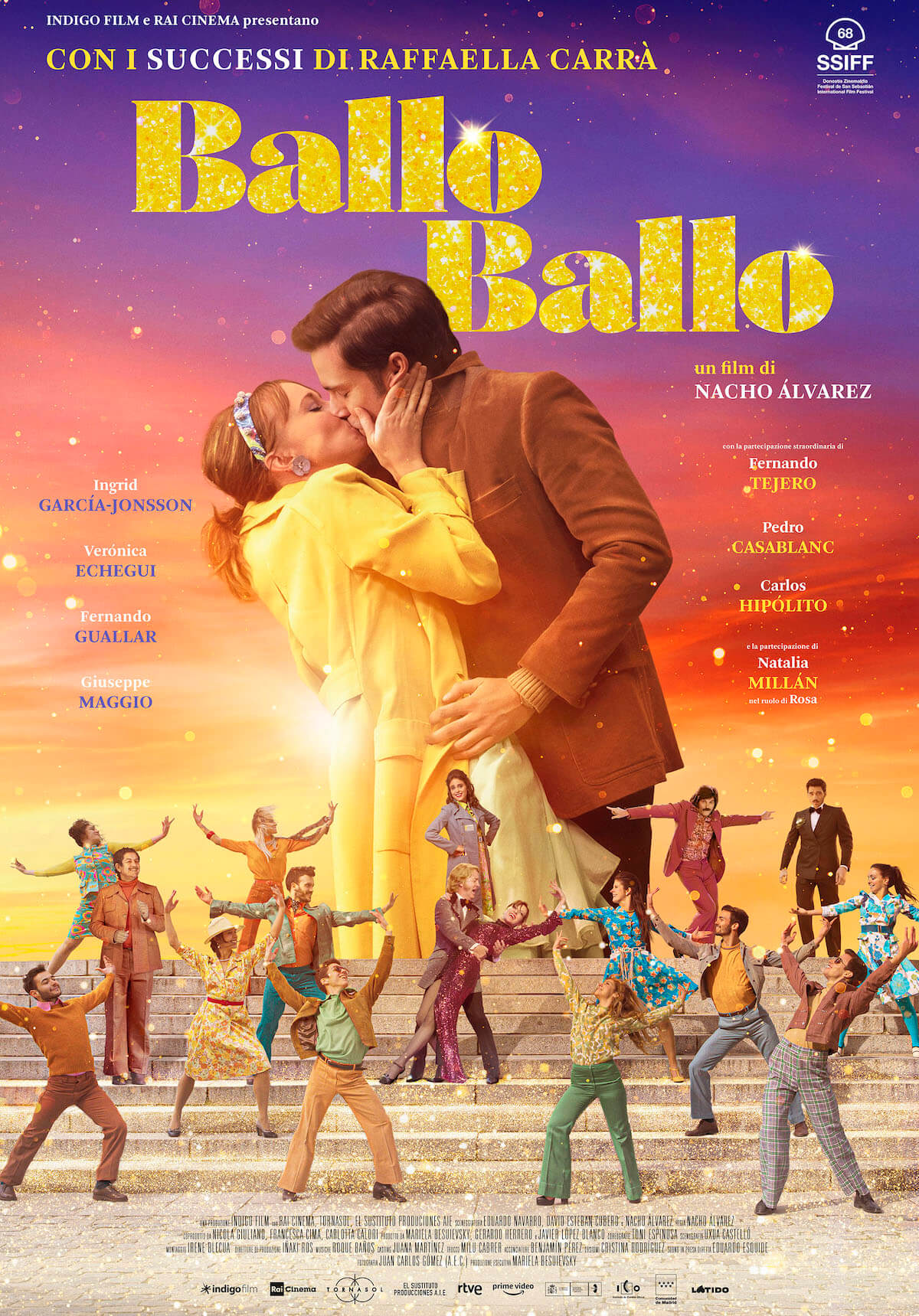 Ballo Ballo, il trailer italiano del musical con le canzoni di Raffaella Carrà - BALLO BALLO ITA Manifesto - Gay.it