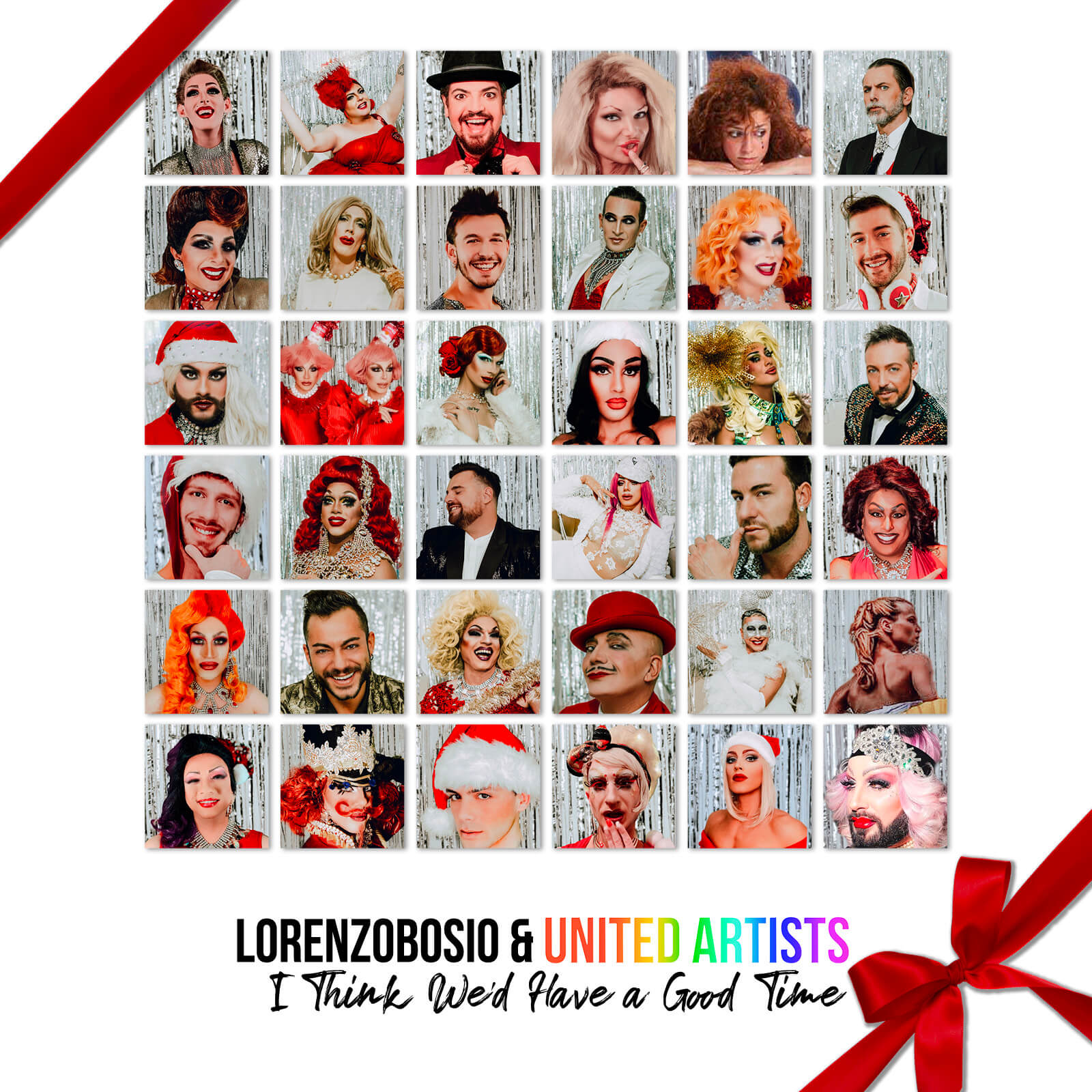 “I Think We’d Have a Good Time”, il singolo natalizio di Lorenzo Bosio feat. 36 volti delle notti LGBT d'Italia - VIDEO - Copertina United Artists - Gay.it
