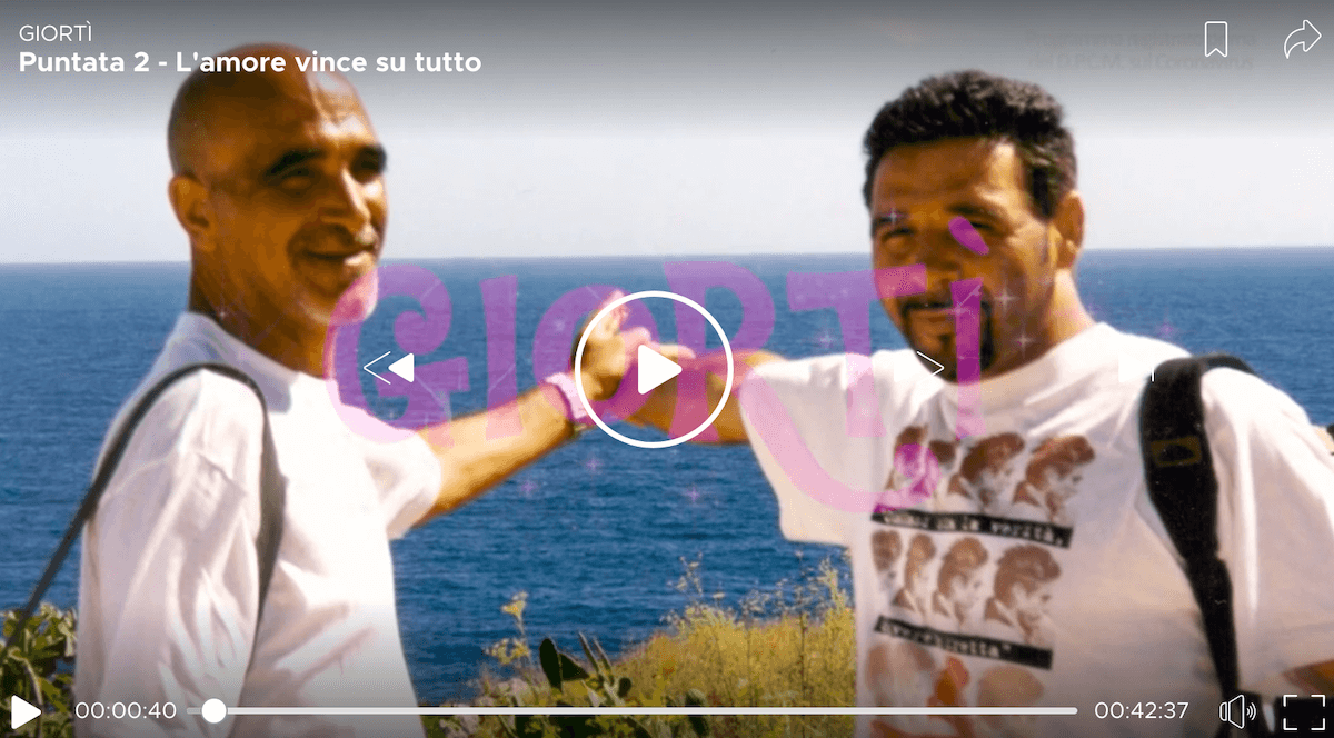 Giortì, l'unione civile tra Giovanni Minerba e Damiano Andresano sbarca su Mediaset Play - VIDEO - Giovanni Minerba e Damiano Andresano 2 - Gay.it