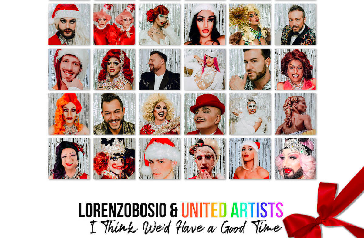 “I Think We’d Have a Good Time”, il singolo natalizio di Lorenzo Bosio feat. 36 volti delle notti LGBT d’Italia – VIDEO