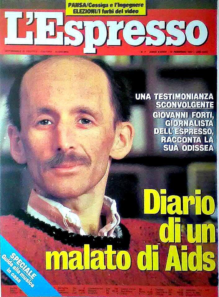 In ricordo di Giovanni Forti: giornalista dell'Espresso che nel 1992 raccontò la sua battaglia contro l'AIDS - In ricordo di Giovanni Forti 2 - Gay.it