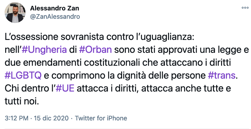 L'Ungheria cancella le persone trans per via costituzionale: "La famiglia è solo uomo e donna" - Ungheria ZAN - Gay.it