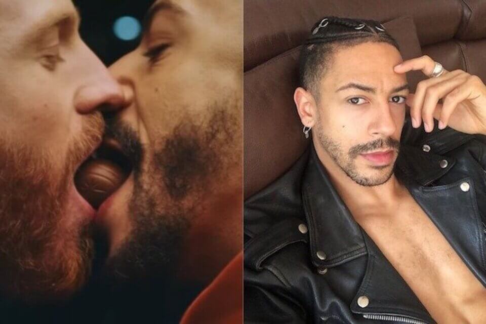 Callum Sterling, il modello replica agli insulti omofobi dopo lo spot Cadbury con bacio gay - Callum Sterling - Gay.it