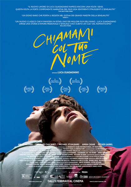Gli imperdibili 8 film LGBT (e non) della settimana (11/17 gennaio) sulla tv generalista - Chiamami col tuo nome - Gay.it