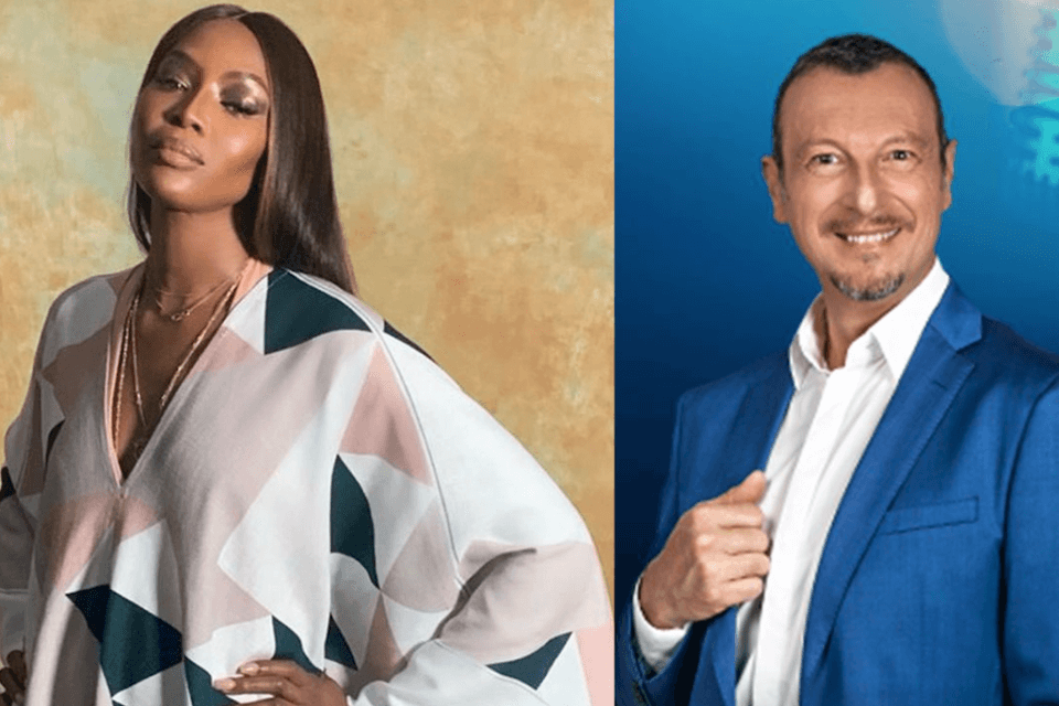 Sanremo 2021, Amadeus annuncia Naomi Campbell co-conduttrice: “Vedrete, sarà magnifica”