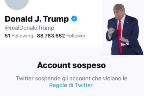 Dopo Facebook anche Twitter banna Donald Trump: ma non chiamatela "censura" - Trump Twitter banned - Gay.it