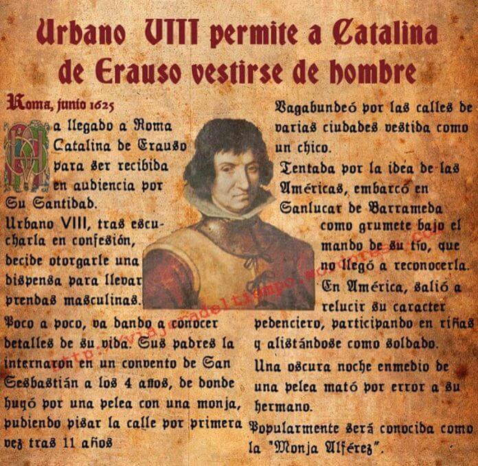 Catalina de Erauso: la donna travestita da uomo che nel 1600 infranse secoli di stereotipi - catalina erauso - Gay.it