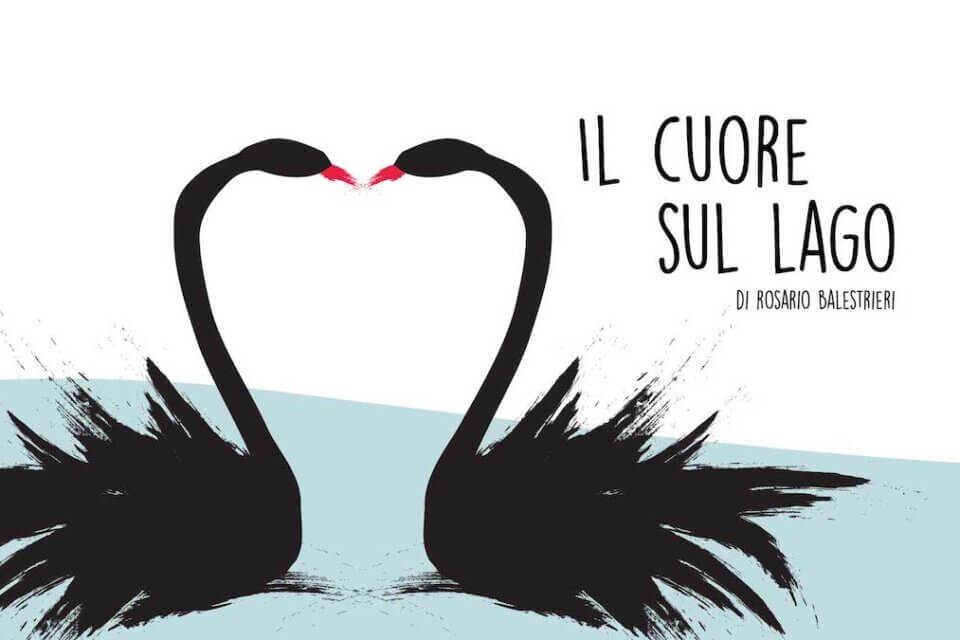 Il Cuore sul Lago, la favola con due cigni neri innamorati vittime di omofobia - il cuore sul lago header - Gay.it