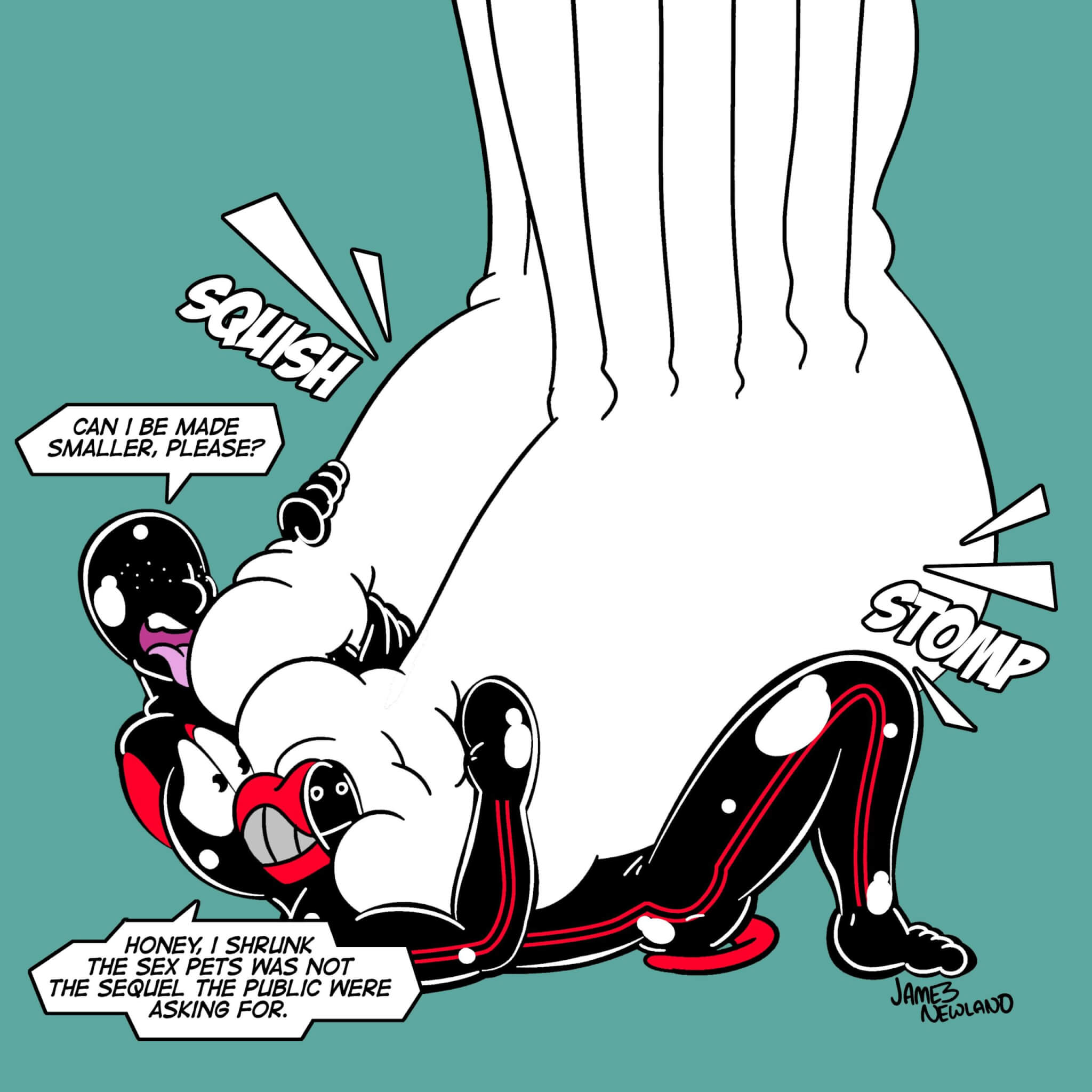 James Newland: il fumettista che ironizza sulle strane ossessioni del mondo fetish - FzFwnTIA scaled - Gay.it
