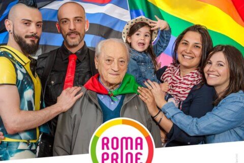 Addio a Modesto Di Veglia, partigiano volto del Roma Pride 2018 - Modesto Di Veglia - Gay.it